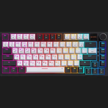 Клавиатура GamePro Asgard Valhalla Pro 75% Rainy switches (White) (UA)