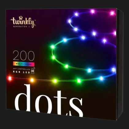 Гірлянда Smart LED Twinkly Dots Lights RGB 200 IP44 10м в Білій Церкві