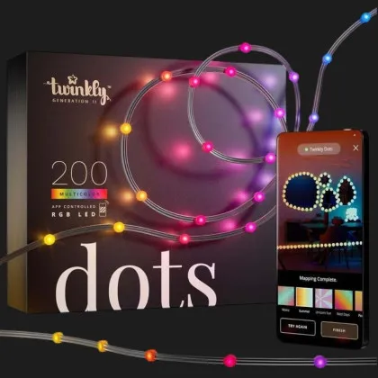 Гірлянда Smart LED Twinkly Dots Lights RGB 200 IP44 10м в Білій Церкві