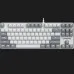 Клавиатура GamePro Genesis Metallic 87% Red switches (White) (UA)