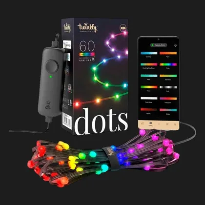 Гірлянда Smart LED Twinkly Dots Lights RGB 60 IP20 3м, без БЖ в Білій Церкві