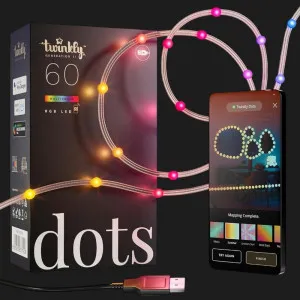 Гирлянда Smart LED Twinkly Dots Lights RGB 60 IP20 3м, без БП в Александрии