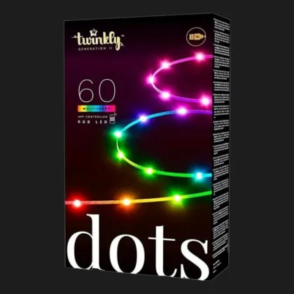 Гірлянда Smart LED Twinkly Dots Lights RGB 60 IP20 3м, без БЖ в Білій Церкві