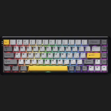 Клавиатура игровая Ajazz (Black/Gray/Yellow) (AK680-M-BGY-AW) (UA) в Белой Церкви