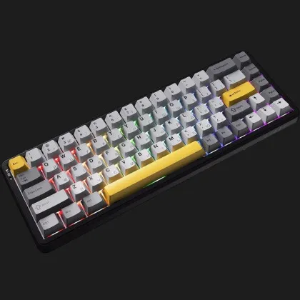 Клавиатура игровая Ajazz (Black/Gray/Yellow) (AK680-M-BGY-AW) (UA) в Белой Церкви