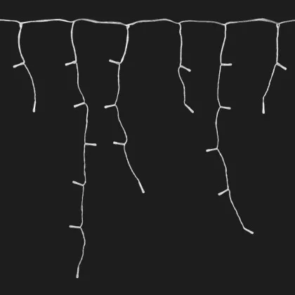 Гірлянда Smart LED Twinkly Icicle RGB 190, Gen II, IP44, довжина 5м, кабель прозорий в Білій Церкві