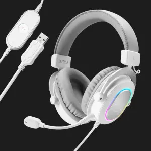 Игровая гарнитура Fifine RGB H6W (White) (UA)