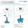 Настільне кріплення для монітора та ноутбука OfficePro MA113B (17-49