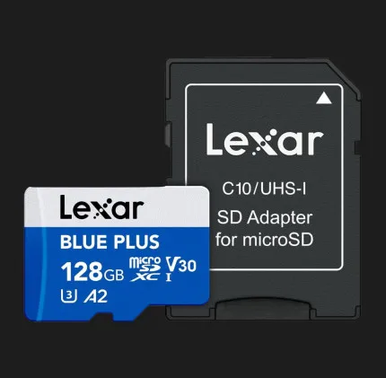 Карта памяти LEXAR MICRO SDXC 128GB UHS-I W/A (LMSBLPL128G-BNANG)