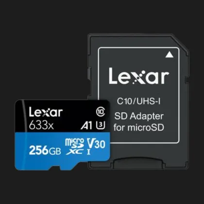 Карта памяти LEXAR MICRO SDXC 256GB UHS-I W/ADAPTER (LSDMI256BB633A) в Кривом Роге