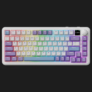 Клавиатура игровая Ajazz AK820 MAX Magnetic Switches (Purple) (AK820MAX-M-PWB) (UA)