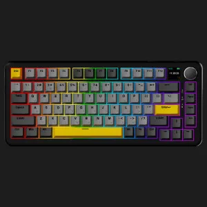 Клавиатура игровая Ajazz AK820 MAX Magnetic Switches (Black) (AK820MAX-M-BGY) (UA)