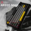 Клавиатура игровая Ajazz AK820 MAX Magnetic Switches (Black) (AK820MAX-M-BGY) (UA)