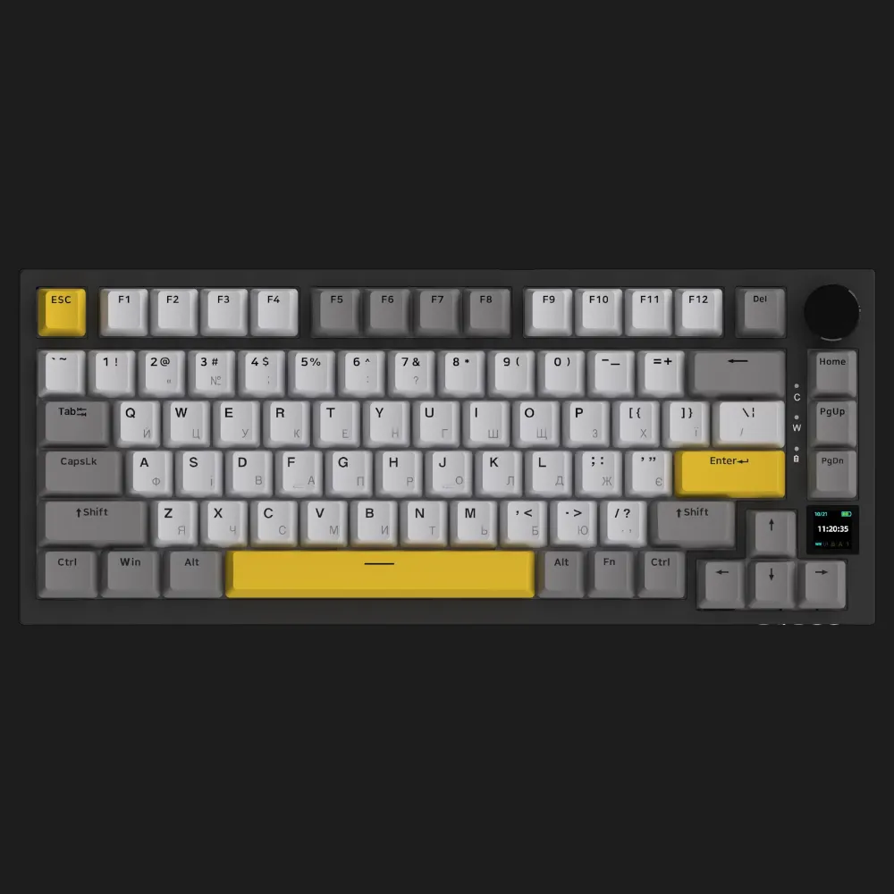 Клавіатура ігрова Ajazz AK820 PRO Flying Fish Switches (Black) (AK820PRO-FF-BGY) (UA)