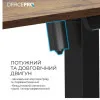 Компьютерный стол OfficePro ODE1470DW (Dark Wood/Black)
