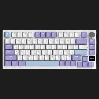 Клавиатура игровая Ajazz AK820 PRO Flying Fish Switches (White/Purple) (AK820PRO-FF-PWB) (UA)