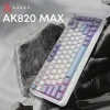 Клавиатура игровая Ajazz AK820 MAX Magnetic Switches (White/Purple) (AK820MAX-WM-PWB) (UA)
