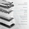 Клавиатура игровая Ajazz AK820 MAX Magnetic Switches (White/Purple) (AK820MAX-WM-PWB) (UA)