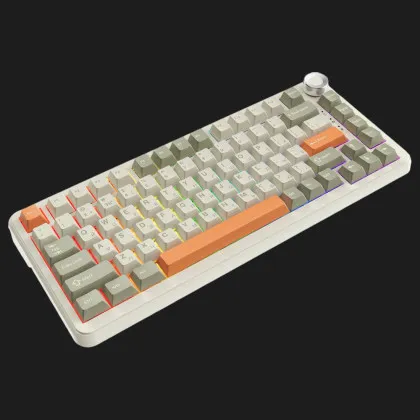 Клавіатура ігрова Ajazz AK820 MAX Flying Fish Switch (Retro) (AK820MAX-FF-R) (UA)