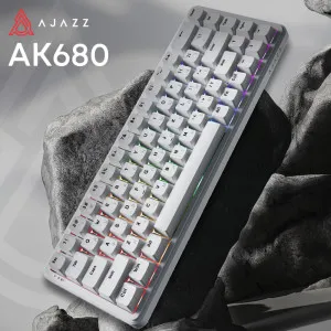 Клавиатура игровая Ajazz AK680 MAX (White) (AK680-WM-W-A) (UA)