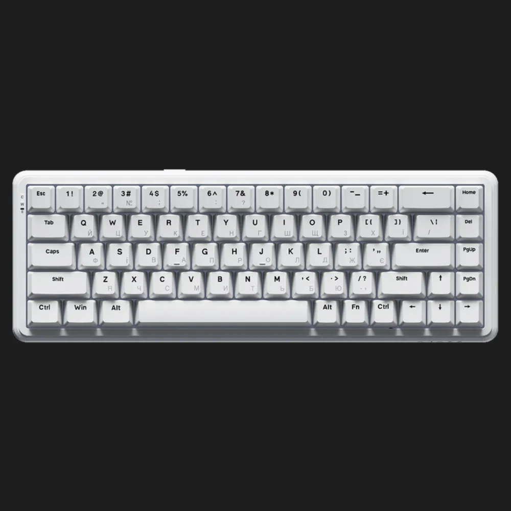 Клавіатура ігрова Ajazz AK680 MAX (White) (AK680-WM-W-A) (UA)