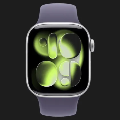 б/у Apple Watch Series 11 GPS 46mm Silver Aluminum Case with Purple Fog Sport Band - M/L (MEVA4)