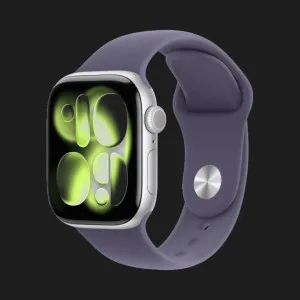 б/у Apple Watch Series 11 GPS 42mm Silver Aluminum Case with Purple Fog Sport Band - M/L (MEU74) (Хорошее состояние)