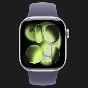 б/у Apple Watch Series 11 GPS 42mm Silver Aluminum Case with Purple Fog Sport Band - M/L (MEU74) (Хорошее состояние)