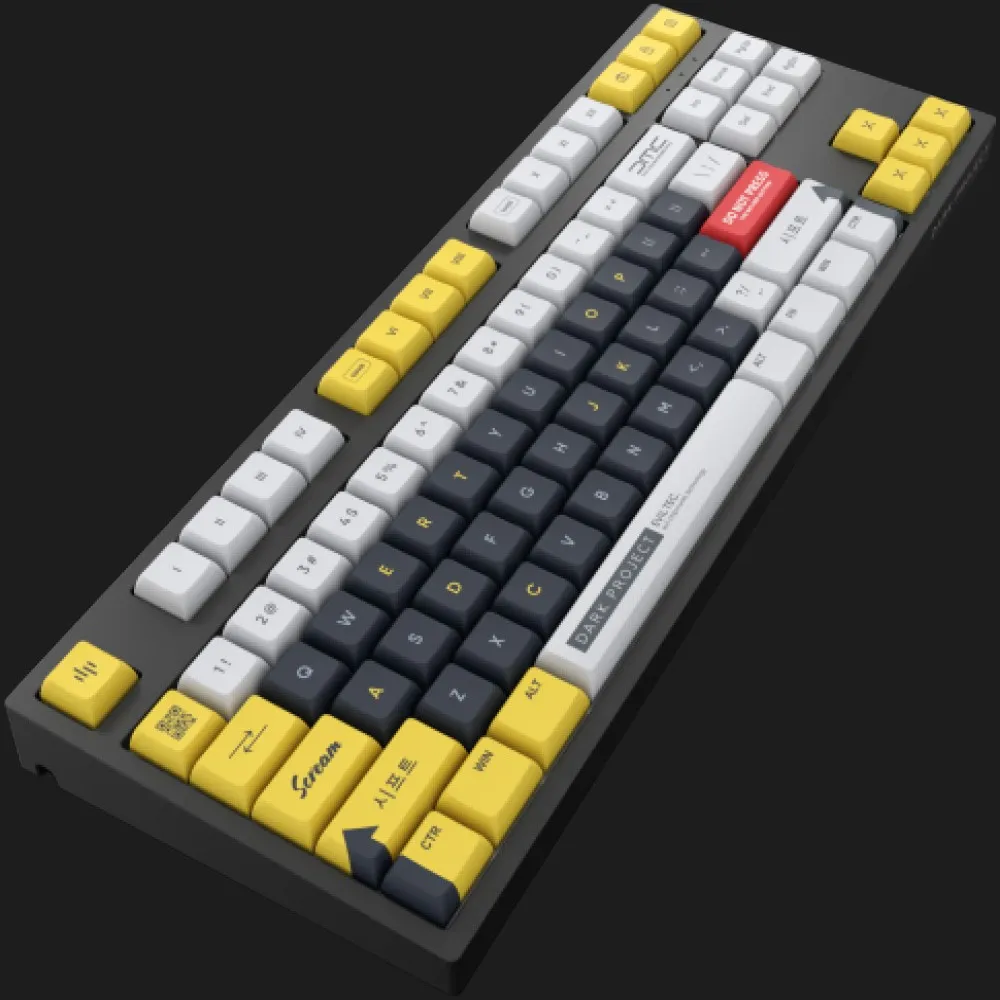 Клавіатура Dark ProjectT Pro KD87A Keyboard Ltd Sub Gateron Ink Red (DP-KD-87A-028000-GIR) (Black) (UA)