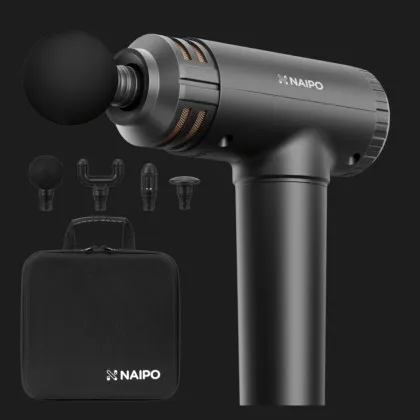 Перкуссионный массажер Naipo NPMGUN-K5 (Black)