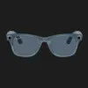 Смарт-очки Ray-Ban Meta Wayfarer (Matte Jeans\Dusty Blue) (RW4006 67552V 50-22)