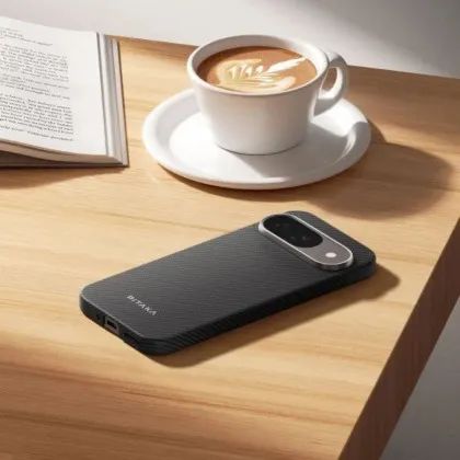 Чехол Pitaka MagE Case 5 для Google Pixel 9 Pro XL (EOL) (Black/Grey) в Киеве