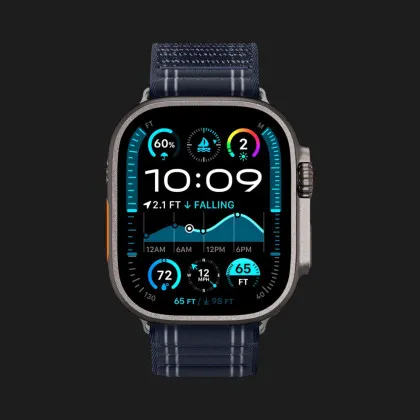 Ремінець Spigen WBF0 для Apple Watch 44/45/46/49mm (Navy) в Самборі