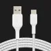 Кабель Belkin Braided USB-A to USB-C 1m (White)