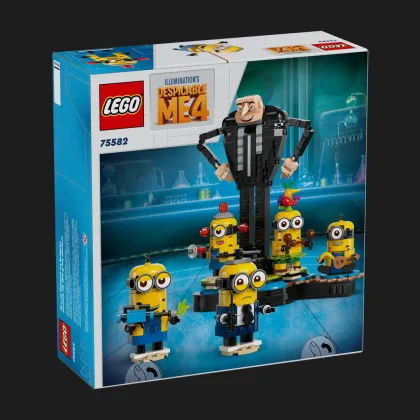 Конструктор LEGO Despicable Me Ґру й посіпаки з кубиків (75582)
