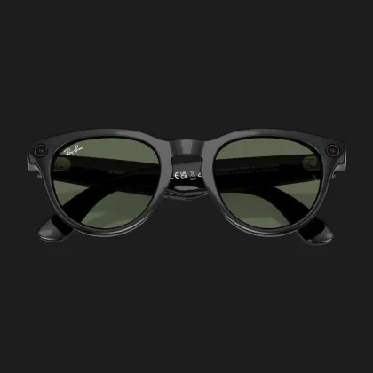 Смарт-окуляри Ray-Ban Meta Headliner (Gen 2) Low Bridge Fit (Shiny Black/G-15 Green) (RW4013F 601/71 51-23) (S) в Тернополі