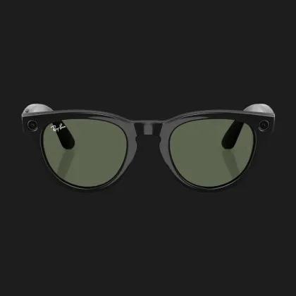 Смарт-окуляри Ray-Ban Meta Headliner (Gen 2) Low Bridge Fit (Shiny Black/G-15 Green) (RW4013F 601/71 51-23) (S) в Тернополі