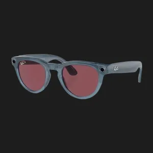 Смарт-окуляри Ray-Ban Meta Headliner (Shiny Jeans/Dusty Red) (RW4009 66985Q 50-23) (M)
