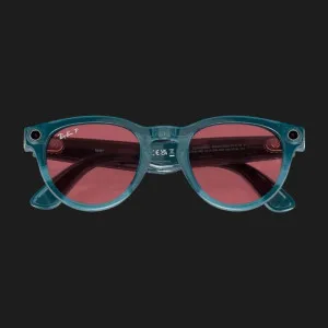 Смарт-окуляри Ray-Ban Meta Headliner (Shiny Jeans/Dusty Red) (RW4009 66985Q 50-23) (M)