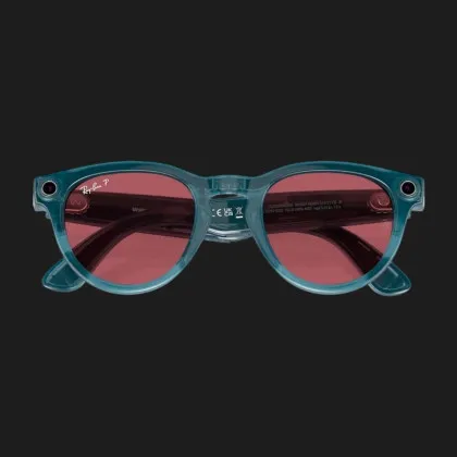 Смарт-окуляри Ray-Ban Meta Headliner (Shiny Jeans/Dusty Red) (RW4009 66985Q 50-23) в Тернополі