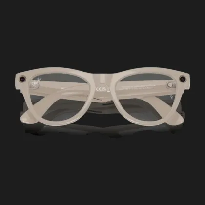 Смарт-окуляри Ray-Ban Meta Skyler (Shiny Chalky Gray/Clear Sapphire) (RW4010 6700MF 52-20) (S)