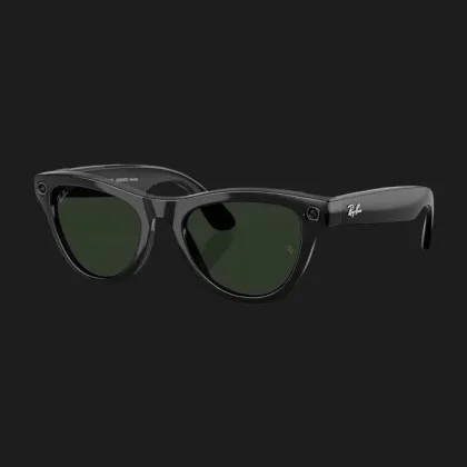 Смарт-окуляри Ray-Ban Meta Skyler (Gen 2) (Shiny Black/Clear to Graphite Green) (RW4014 601/1M 52-20) (S)