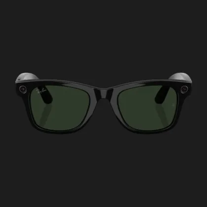 Смарт-окуляри Ray-Ban Meta Skyler (Gen 2) (Shiny Black/Clear to Graphite Green) (RW4014 601/1M 52-20) (S)