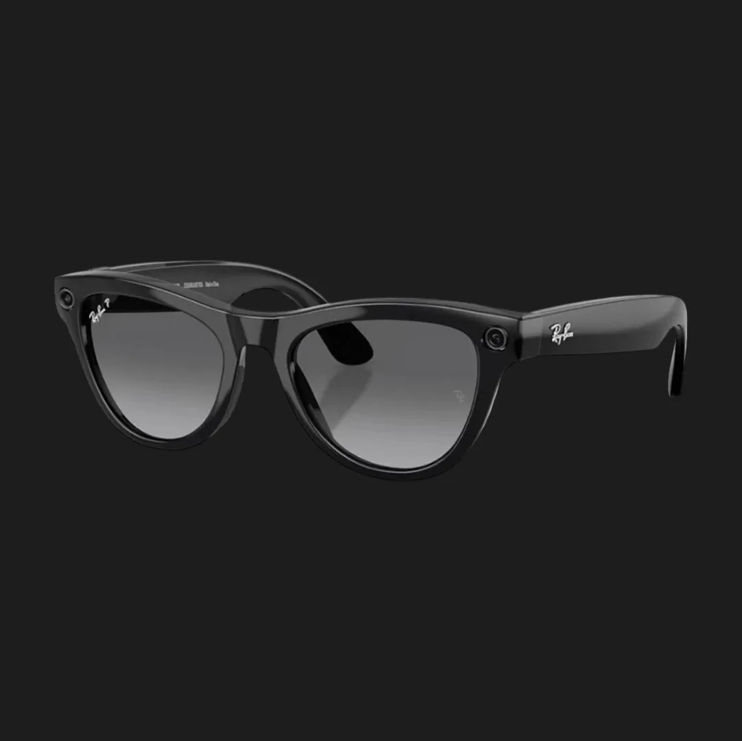 Смарт-окуляри Ray-Ban Meta Skyler (Gen 2) (Shiny Black/Gradient Graphite) (RW4014 601/T3 52-20) (M)