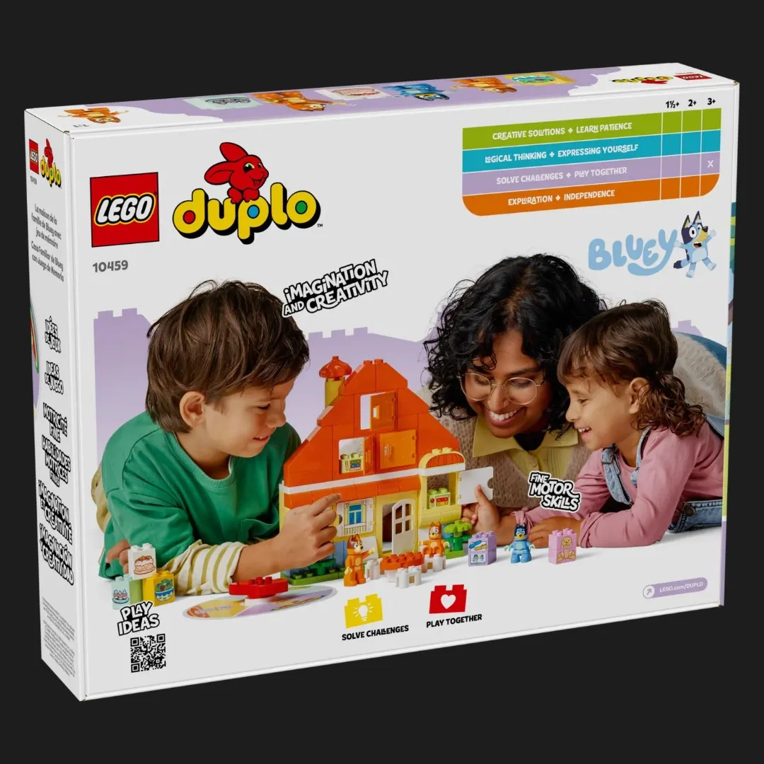 Конструктор LEGO DUPLO Родинний дім Блуї із грою на запамʼятовування (10459)