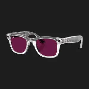 Смарт-окуляри Ray-Ban Meta Wayfarer (Gen 2) (Matte Transparent/Clear/Ruby Tr.) (RW4012 6770MI 50-22) (Limited Edition) (M)