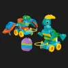 Конструктор LEGO DUPLO Динозавры на колесах 3 в 1 (10451)