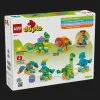 Конструктор LEGO DUPLO Динозавры на колесах 3 в 1 (10451)