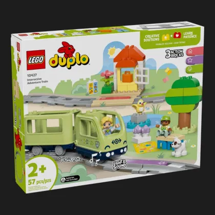 Конструктор LEGO DUPLO Інтерактивний пригодницький потяг (10427)