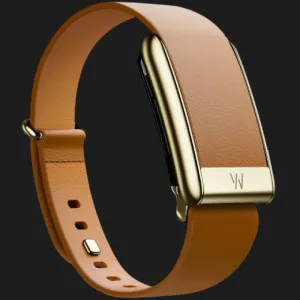 Ремінець Whoop LeatherLuxe Band Tapered для Whoop 5.0/One/Peak (Camel with Gold) (Size L) в Сваляві
